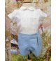 Conjunto niño lino camisa bodoques