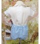 Conjunto niño lino camisa bodoques