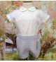 Conjunto niño lino camisa bodoques