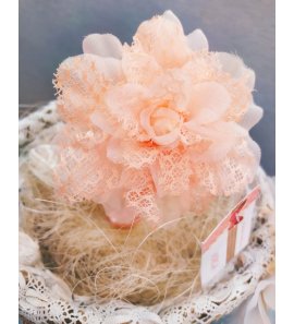 Diadema flores organza