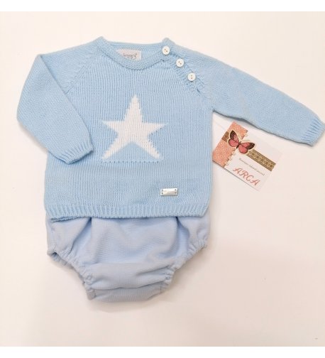 Conjunto niño jersey estrella