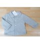 Chaquetón punto gris perla PAZ