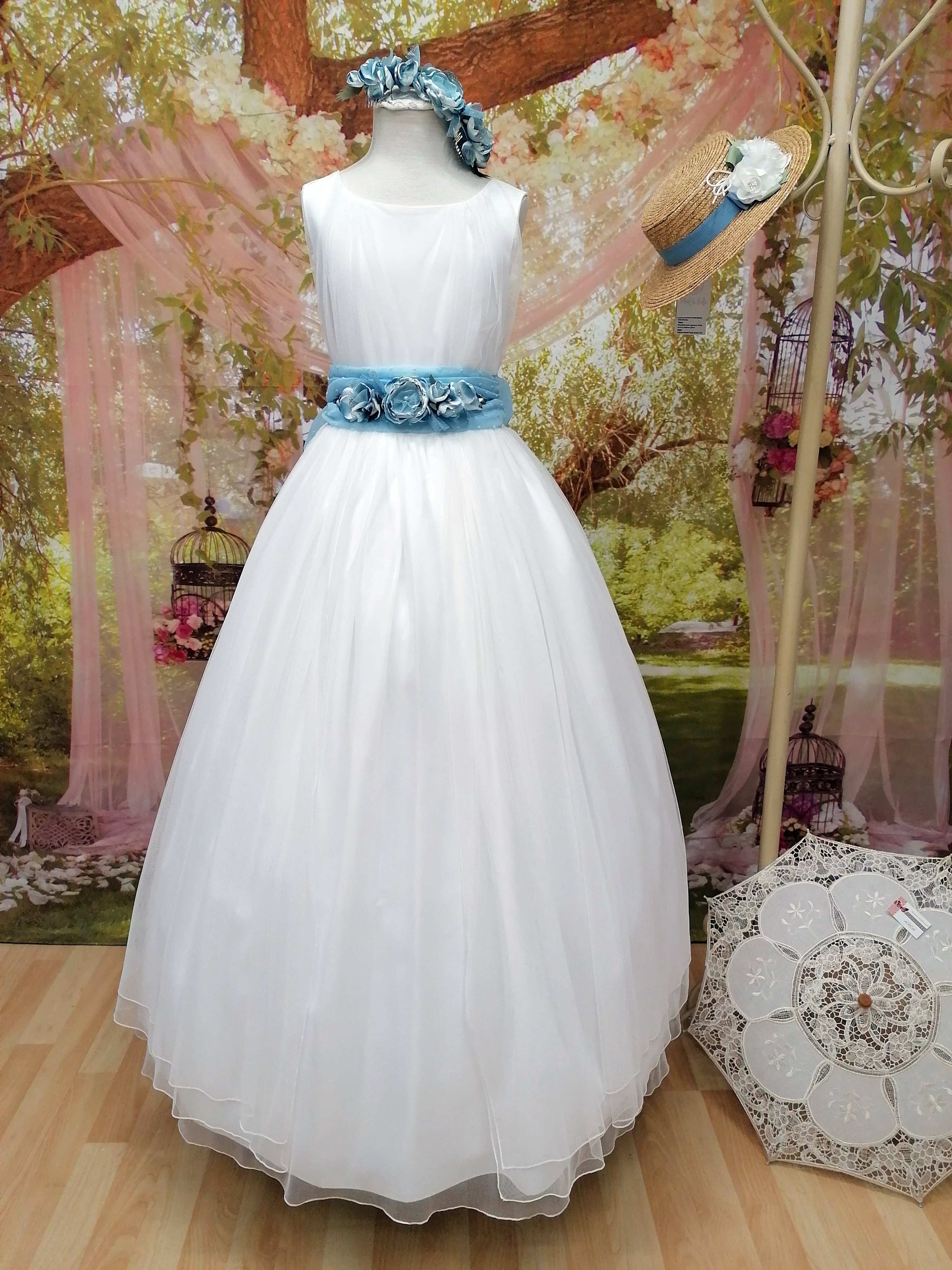 Vestido COMUNIÓN tul novia con abertura falda - Arca Boutique  Infantil-Juvenil