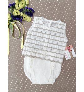 Conjunto 2 p. bebe perlé beige-visón