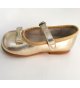 Zapato metal oro lazo