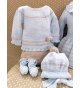 Conjunto 4 piezas lana