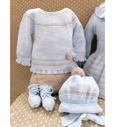 Conjunto 4 piezas lana