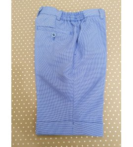 Pantalón corto lino/seda