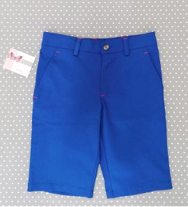 Pantalón corto sarga azul ROYAL