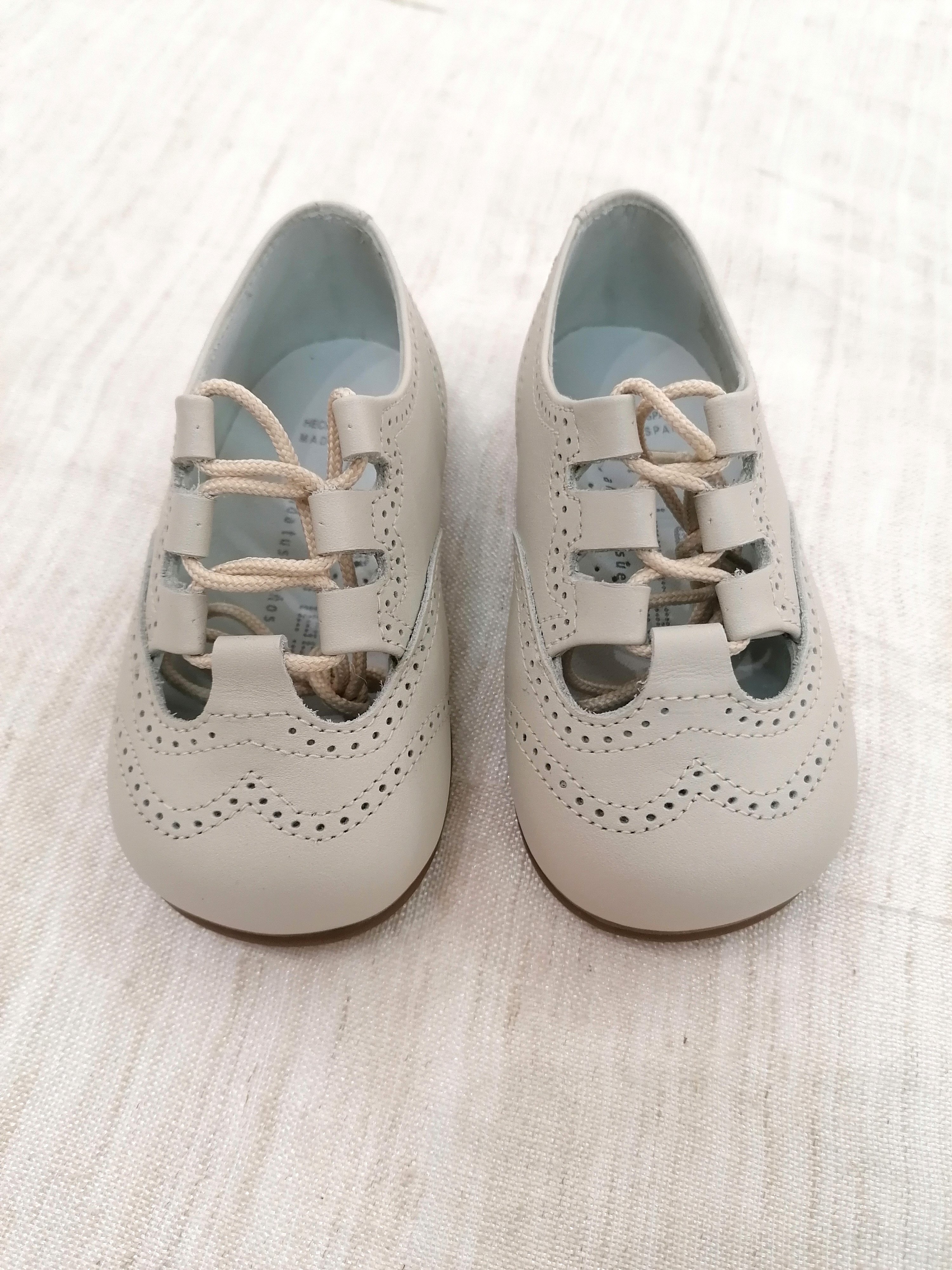 Zapato inglesina PIEL BEIGE - Arca Infantil-Juvenil