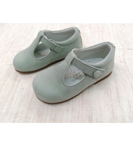 Zapato niño ANTE VERDE