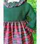 Vestido infantil lana con cuadros escoces