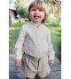 Conjunto niño jaquard beige oro