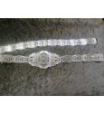 Cinturón MUJER JOYA PLATA con cristal EXCLUSIVO