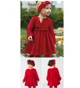 Vestido TERCIOPELO rojo