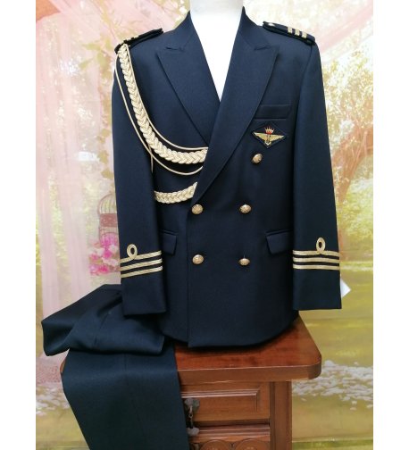 Almirante cruzado marino/oro (PANTALON Y AMERICANA)