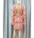Vestido mujer exclusivo bordado a mano