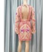 Vestido mujer exclusivo bordado a mano
