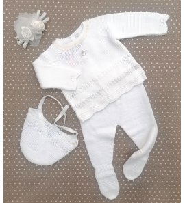 Conjunto BEBÉ LANA BEIGE+capota