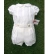 Conjunto BAUTIZO PLUMETTI y puntillas