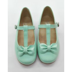 Zapato charol VERDE AGUA