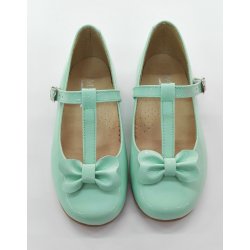 Zapato charol VERDE AGUA