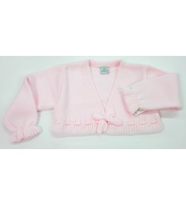 Chaqueta lana lazo ROSA