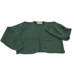 Chaqueta lana VERDE BOTELLA