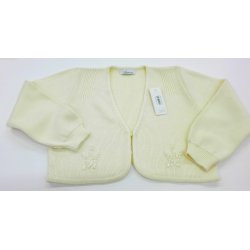 Chaqueta lana bordada BEIGE