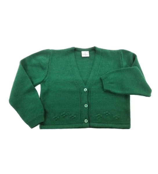 Chaqueta lana VERDE Boutique Infantil-Juvenil