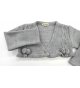 Chaqueta lana GRIS PERLA