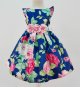 Vestido floral azul