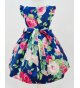 Vestido floral azul