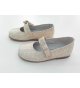 Zapato charol coco beige