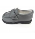 Zapato mocasin PIEL GRIS