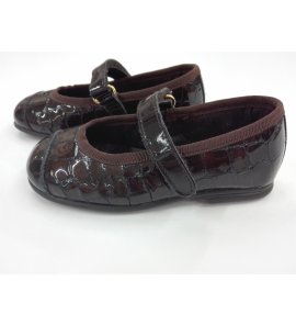 Zapato cocodrilo MARRON