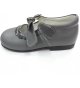 Zapato piel gris osc.