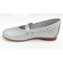 Zapato charol plata