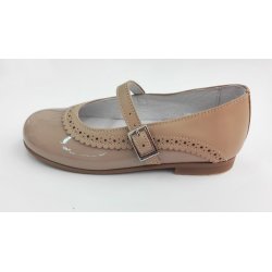 Zapato charol CAMEL