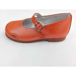 Zapato nacar naranja