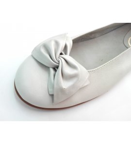 Bailarina lazo piel BEIGE