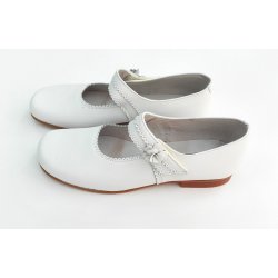 Zapato niña PIEL BLANCO