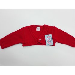 Chaqueta lana niño roja