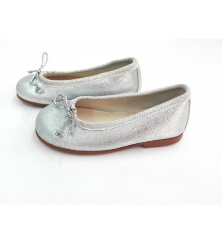 Zapato BAILARINA PLATA metal