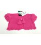 Chaqueta m/corta pompon FUCSIA