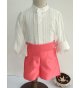 Conjunto niño raso coral