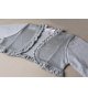 Chaqueta lurex plata