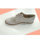 Zapato serraje lino beige