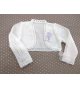 Chaqueta perle lazos organza