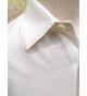 Camisa ceremonia seda beige BORDADA